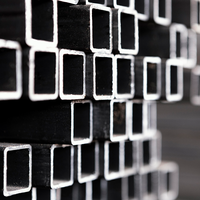 Profilés carrés creux haute résistance en acier soudé pour la construction, tubes de structure, découpe, pliage, supports de construction, marque PM&S, norme ASTM