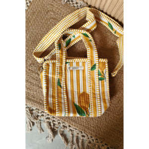 Sac bandoulière jaune à imprimé animal pour filles avec bandoulière amovible - Product Image 2