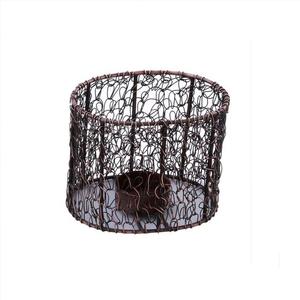 Portavelas de luz en T de alambre de hierro con acabado de recubrimiento de polvo negro de alta calidad para decoración del hogar Instalación de mesa - Product Image 5