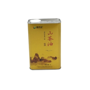 Prix d'usine – Boîte rectangulaire en fer blanc de 1L pour huile d'olive avec impression offset, logo personnalisé, emballage alimentaire vide de qualité alimentaire - Product Image 4