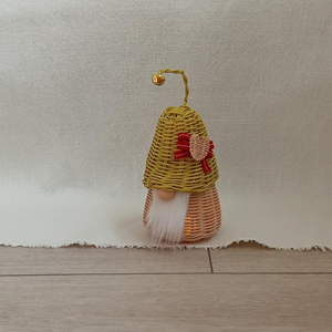 Figurine de vacances en rotin tissé à la main / Lanterne décorative pour une utilisation en intérieur et en extérieur - Product Image 6