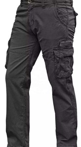 กางเกงขายาวผ้าฝ้ายปรับแต่งได้สำหรับผู้ชาย - Product Image 6