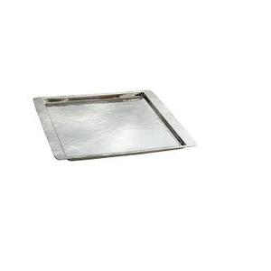 Bandeja DE SERVICIO DE METAL ecológica hecha a mano con acabado de cobre Bandeja de comida recién llegada fabricada en India - Product Image 5