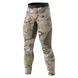 Pantalons de compression de sport pour hommes Leggings de fitness Séchage rapide Collants de sport Fermeture élastique Impression par sublimation camouflage Collants de course - Product Image 2