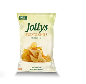 Benutzer definierter Druck Rück siegel ung Aluminium folie Heiß siegel beutel Kartoffel chips in Lebensmittel qualität Corn Crisps Seal Back Bag