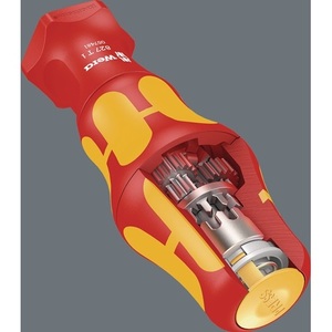 Tournevis turbo isolé WERA VDE 827 T Kraftform avec poignée à lames interchangeables par WERA - Product Image 5