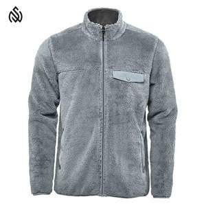 OEM Service Custom Design Blank Wholesale <b>Sherpa</b> Wool <b>Jacket</b> With Fleece Zip up <b>Jacket</b> <b>Sherpa</b> Fleece winter <b>jacket</b> - Product Image 4
