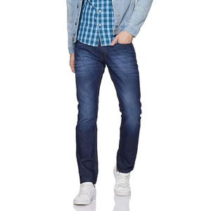 Jean pour homme de qualité supérieure, respirant, délavé, style décontracté urbain et sportif, taille mi-haute - Product Image 4