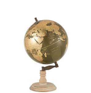 High end decor <b>globe</b> made of wood with artistic flair and smooth polishing for interior designers and stylists - Product Image 2