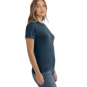 เสื้อยืดคอกลมเนื้อผ้าผสมสามชนิดสำหรับผู้หญิง Next Level Apparel รุ่น 6010 พร้อมโลโก้ของคุณเอง เสื้อยืด CVC คอกลมทรงพอดีตัว พรีเมียม สำหรับผู้ชาย ผู้หญิง และยูนิเซ็กซ์ - Product Image 3