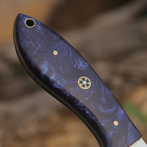 Tendencia 8 "Hecho en fábrica Precio bajo Cuchillos de caza hechos a mano D2 Acero Acampar al aire libre Uso Cuchillo desollador con mango de resina - Product Image 4