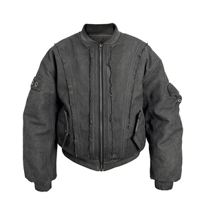 Chaqueta Bomber de Diseño Personalizado con Cuello Vintage y Doble Cremallera, Chaqueta Bomber de Invierno para Hombre de Alta Calidad, Fabricante de Chaquetas Bomber - Product Image 6