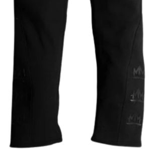 Pantalon de survêtement en coton lourd noir pour homme, coupe décontractée, poche zippée, pantalon de jogging décontracté, vêtements de sport amples, streetwear - Product Image 4