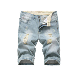 Pantalones Cortos de Mezclilla para Hombre Hechos a Medida, Diseño Nuevo, 100% Algodón, Venta en Línea - Product Image 1
