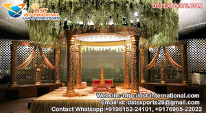Pilares de dientes de elefante clásicos para interiores, Mandap DE BODA indio del Sur, pilar de colmillo de elefante, Mandap de elefante indio para boda - Product Image 3