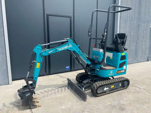 Miniexcavadora SWE08B Azul con Capacidad de Cucharón de 0.03m³, Radio de Giro Corto y Componente Central del Motor - Product Image 3