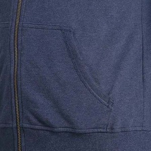 High Quality Custom <b>Women's</b> <b>Hoodies</b> <b>Navy</b> Blue 100% Cotton Running Zipper Casual Winter <b>Hoodies</b> Comfortable Breathable Design - Product Image 5