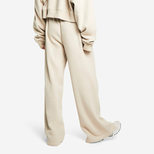 Pantalon de survêtement en coton épais pour femmes, imprimé personnalisé, pantalon évasé surdimensionné pour femmes, dentelle avec logo brodé pour l'hiver, vente en gros - Product Image 6