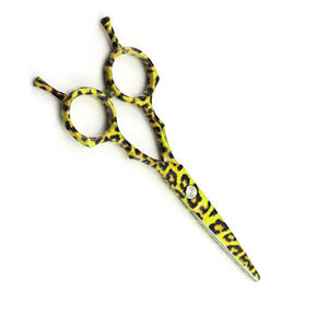 Ciseaux de coupe de cheveux tranchants Razor Edge Ciseaux de coiffeur enduits de couleur avec repose-doigt pour des coupes de cheveux précises - Product Image 5