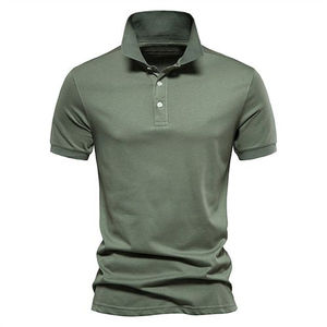 Venta al por mayor de camisetas de golf Polo cuello media cremallera lisas de alta calidad diseño de logotipo personalizado para hombres ropa casual deportiva - Product Image 5