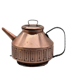 Hervidor de Metal de cobre para el hogar, cocina, té, café, té verde de alta venta, tetera de servicio pulida brillante por exportadores indios - Product Image 2