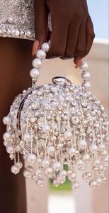 Bordado vinculado Estilo bohemio Perla Noche Moda Bolsos de mano Forro de diseño elegante al por mayor - Product Image 2