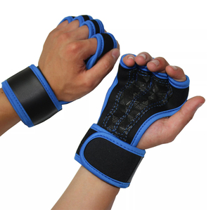 Gants de Fitness en cuir/néoprène de haute qualité poignées antidérapantes pour hommes femmes pour l'haltérophilie entraînement sportif entraînement de gymnastique - Product Image 5