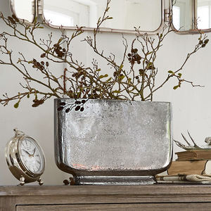 Top Metal Aluminium Vase Raw Nickel Plated <b>Small</b> Metal Flower Decoration Vase Handmade Decorative Flower Decoration Vase - Product Image 4