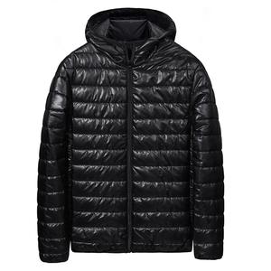 2025 Identidad de alta calidad fabricante de ropa personalizada chaqueta de burbuja informal para hombres Abrigo acolchado con capucha para hombres - Product Image 1