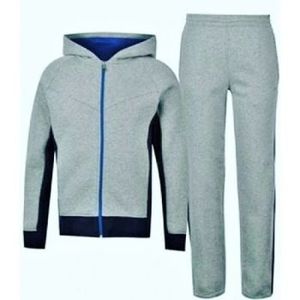 Trajes de diseños grises oscuros con materiales de poliéster y logotipo bordado, y diseño personalizado, - Product Image 5