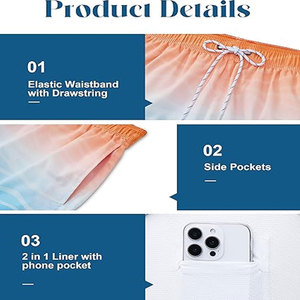 กางเกงรัดเอวผ้ายืดขาสั้นแบบเรียบง่ายสำหรับผู้ชายกางเกงรัดรูปยาวถึงเข่าสำหรับยิม - Product Image 3