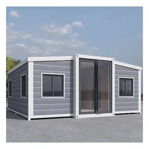 Maison conteneur de luxe extensible 20/40 pieds, maisonnette préfabriquée au design contemporain pour Airbnb, ADU de jardin et logement de vacances - Product Image 1