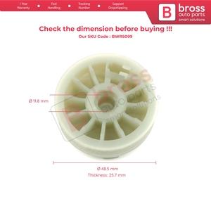 BWR5099 Ruota Regolatore Finestrino Porta Destra per <span class=keywords><strong>Doblo</strong></span> MK2 Combo D - Product Image 5