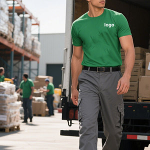 Overol de Trabajo de Construcción Personalizado, Poliéster de Alta Visibilidad, Manga Corta, Certificado CE, Protección Invernal, Unisex con Logotipo, Camiseta - Product Image 3