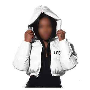 Veste bouffante d'hiver imperméable pour femmes manteau à bulles longue ou courte grande taille disponible veste bouffante à la mode pour filles - Product Image 4