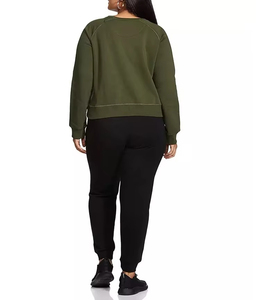 Sweats à col rond surdimensionnés pour femmes séchage rapide meilleur design manches longues sweats à capuche respirants anti-boulochage pour femme - Product Image 2