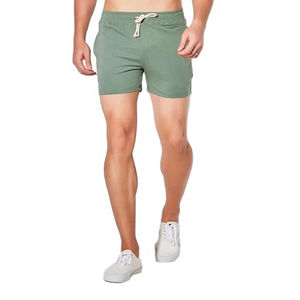 Pantalones Cortos Deportivos de Lona para Hombre, Diseño Moderno, Cintura Elástica, Estilo Casual, Alta Calidad, Talla Adulto, Fabricación en Pakistán - Product Image 1