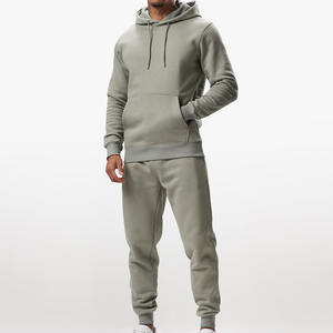 ชุดวอร์มสำหรับผู้ชายชุดวอร์มผ้าฝ้ายโพลีเอสเตอร์ระบายอากาศได้ดีชุดวอร์มสำหรับผู้ชายโลโก้ตามสั่ง - Product Image 1