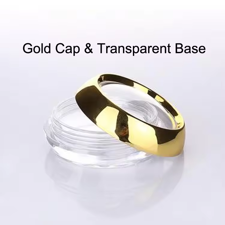 Clear Base with Gold Cap