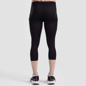 GA Compression Men's 3/4 <b>Pants</b> 2.0 <b>Black</b> Leggings - Product Image 3