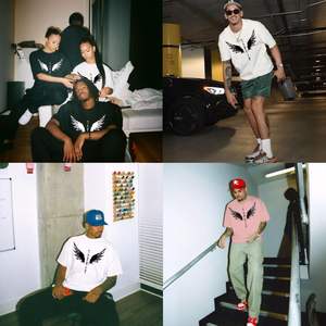 T-shirt tricoté à la mode pour hommes avec brodé ou imprimé personnalisable Casual Oversized Fit Streetwear Inspired Knit Tee - Product Image 3