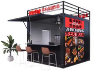 Maison Conteneur Moderne en Acier pour Restaurant ou Stand Alimentaire – Écologique, Étanche, Durable avec Garantie de 2 Ans