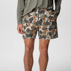 Shorts de bain pour hommes de haute qualité, séchage rapide, en toile tricotée, écologiques, pour la pêche, taille mi-haute, décontractés, respirants - Product Image 1
