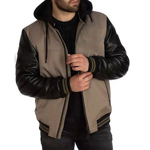 Veste en cuir pour hommes de qualité supérieure Offre Spéciale Design personnalisable Veste polyvalente à la mode pour l'hiver à bas prix - Product Image 3