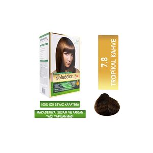 Tinte para Cabello Líquido Permanente Blanco, Sleccion Plus Paint 7.8, para Adultos Unisex, Hecho en Turquía - Product Image 1