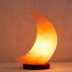 Anwar Enterprises Lámpara decorativa USB de sal rosa del Himalaya ecológica Producto artesanal natural - Product Image 1