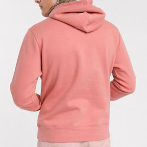 Sweats à capuche unisexe surdimensionnés en coton imprimé de logo en polaire lourde unie de haute qualité personnalisés OEM Sweats à capuche pour hommes pour l'hiver - Product Image 6