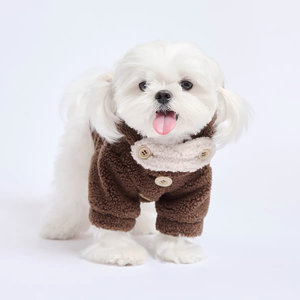 Chaqueta de Forro Polar con Capucha para Cachorros Malteses, Marca Melard Winter Dot, de Algodón Orgánico, Ecológica, Duradera, Cómoda, Elástica y Bonita - Product Image 3