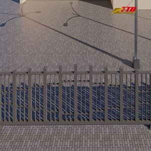 Cercas de Hierro Tratadas Térmicamente Duraderas para Seguridad en Exteriores, Paneles de Cerca con Recubrimiento en Polvo de Alta Calidad para Uso Residencial y Comercial - Product Image 2