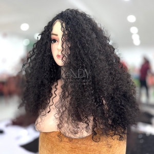 วิกผมยาวคุณภาพสูงสีดำธรรมชาติแบบลอนบูเมอร์ส ทำจากผมแท้ของคนเวียดนาม ปี 2025 - Product Image 2